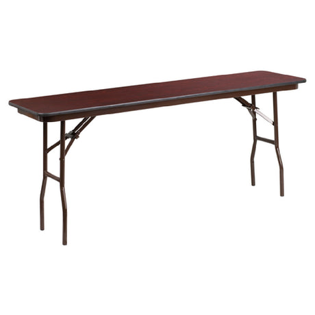 Flash Furniture YT-1872-HIGH-WAL-GG Folding Table 72"W X 18"D X 30"H Seats Up To 3 Adults