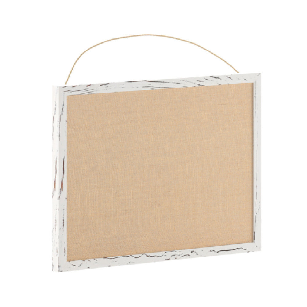 Flash Furniture HGWA-LINEN-20X30-WHTWSH-GG Juno Rustic Wall Mount Linen Board 20" X 30"