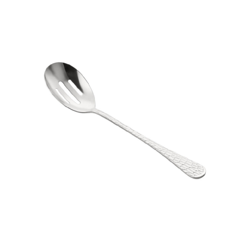 CAC China 8015-20 Auspicious Slotted Spoon 11-1/2"L Extra Heavy Weight