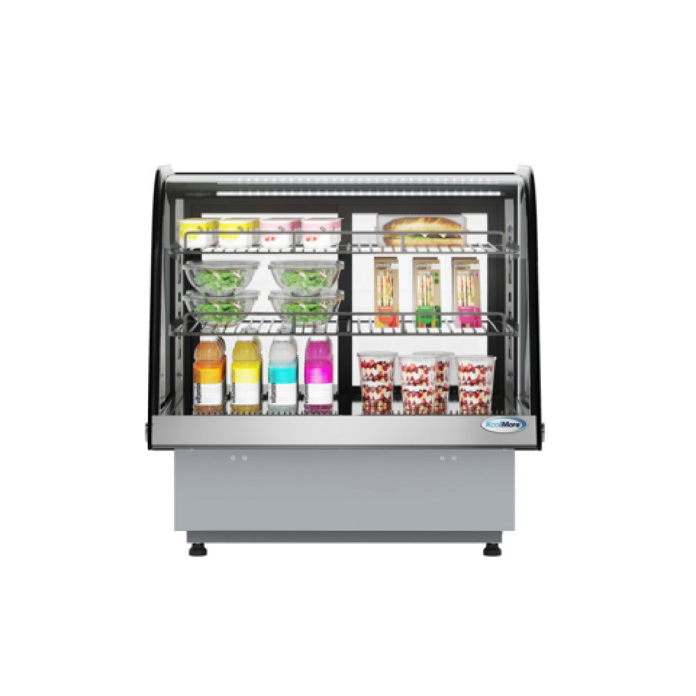 Koolmore DICDC-120-BK Refrigerated Display Case Countertop 27"W