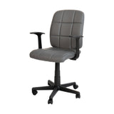 Flash Furniture GO-1691-1-GY-A-GG Clayton Swivel Task Chair 34" To 38-3/4" Adjustable Height