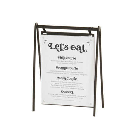 Cal Mil 23160-811-13 Onyx Hanging Signage 9.5"W X 4.5"D X 15"H Rectangular