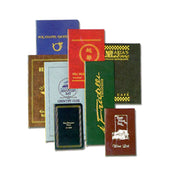 Menu Solutions DLA Menu Cover Holds 11" X 8-1/2" (open) Holds 5-1/2" X 8-1/2" Folded Insert With Elastic (not Included)