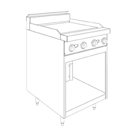 Jade Range JBR-24G Bistro™ Restaurant Range Gas 24"