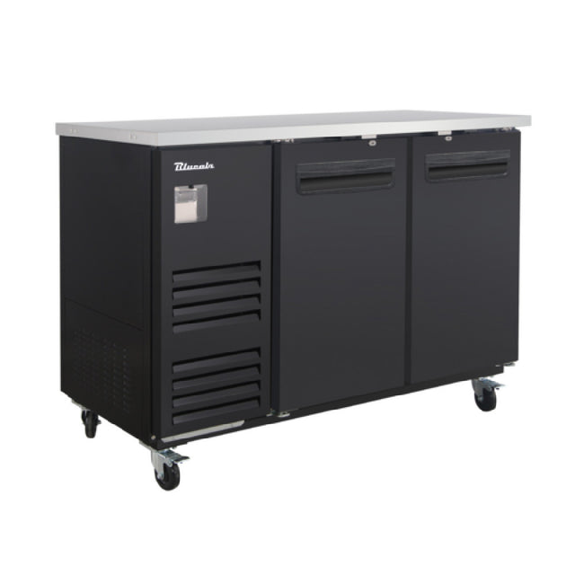 Blue Air BLBB59-2B-HC - Back Bar Cooler, Two-section, 58-3/4"W