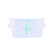 Hubert 36351 - CenPro® Food Storage Container, 7"W X 7"D X 3-7/8"H, Square