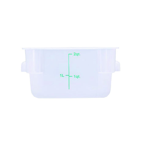 Hubert 36351 - CenPro® Food Storage Container, 7"W X 7"D X 3-7/8"H, Square
