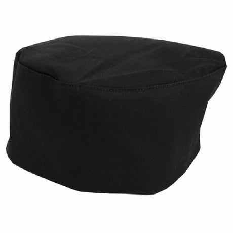 John Ritzenthaler Company CHSCBK Ritz® Kitchen Wears™ Chef's Skull Cap Elastic Band Black