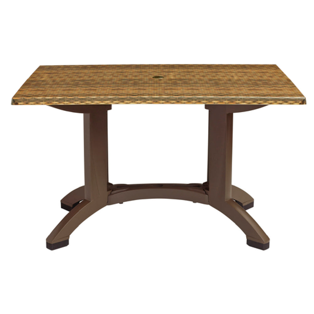 Grosfillex UT385018 Atlanta Outdoor Table 48" X 32" X 28-2/5"H Rectangle