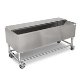 John Boos UBBB-2460 Ice Chest Mobile 60"W X 24"D X 29-1/2"H