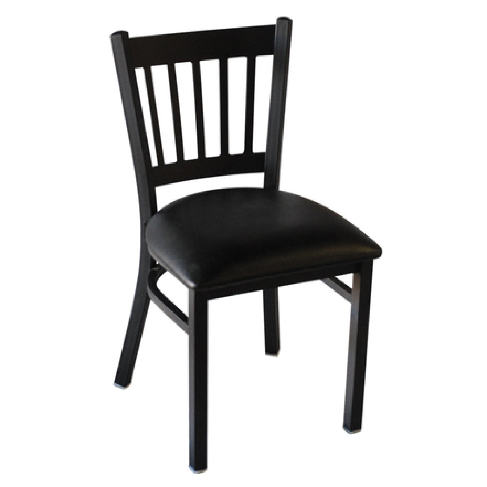 JMC Furniture COBRA CHAIR VINYL Cobra Side Chair Indoor Use Slat Back