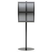 Hubert 89576 - Sign Holder, Floor Stand, 23" X 77"H Overall