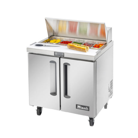 Migali Industries C-SP36-10-HC Competitor Series® Refrigerated Counter/Sandwich Prep Table