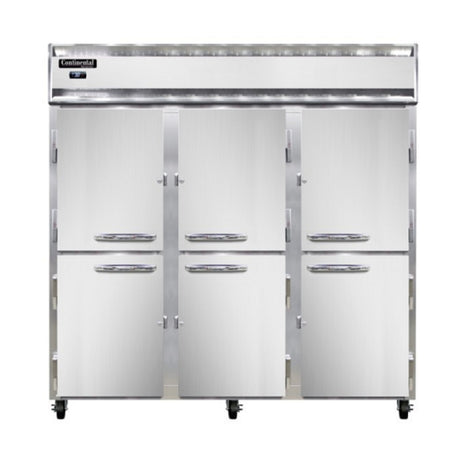 Continental Refrigerator 3RNSSPTHD-SD-GD Refrigerator 72 Cu. Ft. Capacity Pass-thru