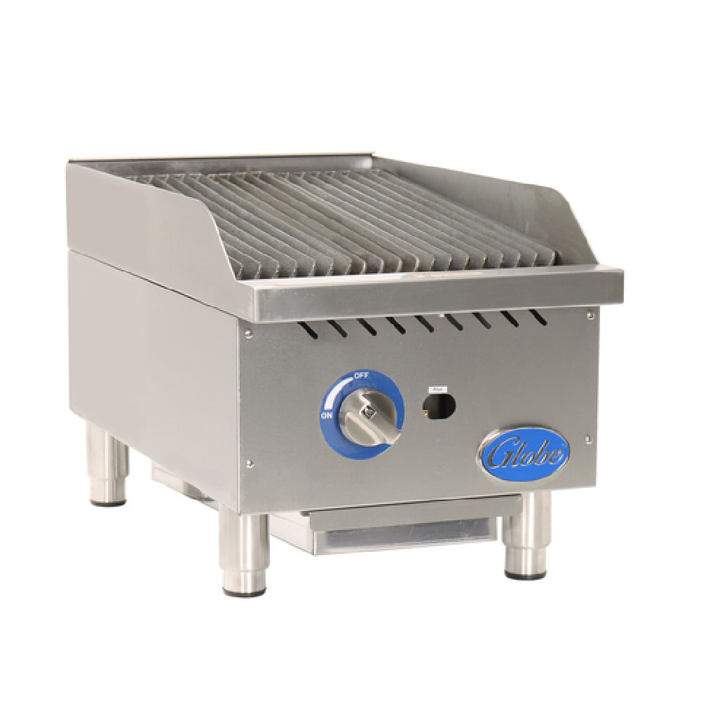 Globe GCB15G-RK (QUICK SHIP) Gas Charbroiler Char Rock Countertop