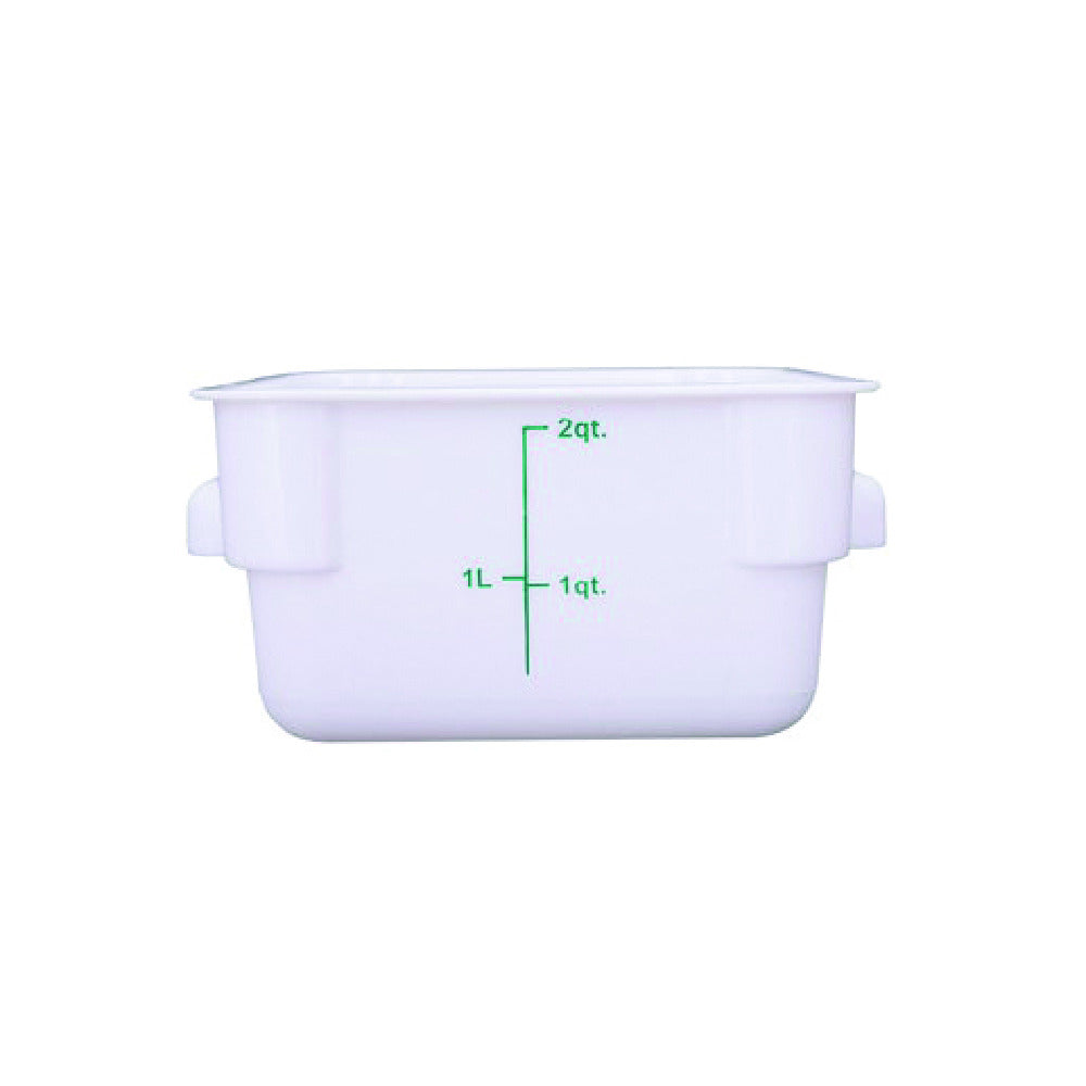 Hubert 24996 - CenPro® Food Storage Container, 7"W X 7"D X 3-7/8"H, Square