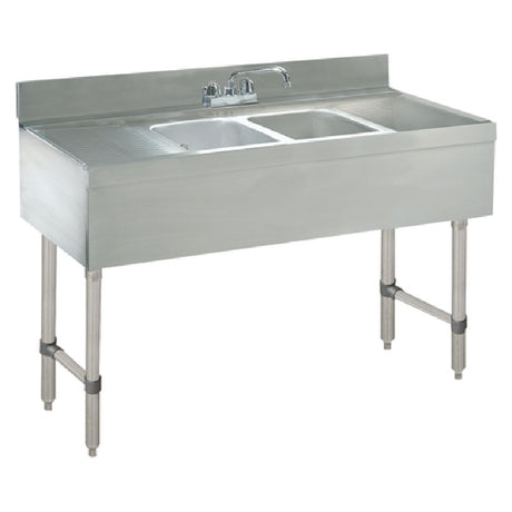 Advance Tabco CRB-42C Underbar Basics™ Sink Unit 2-compartment 48"W X 21"D X 33"H Overall