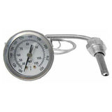 Stero P65-1135 Thermometer 2" 100 220 F U Clamp