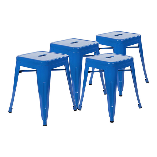 Flash Furniture ET-BT3503-18-BL-GG Stool 18"H 250lb Weight Capacity