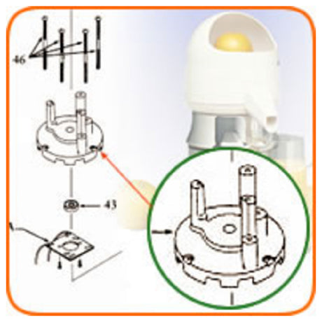 Sunkist 40 Top Motor Casting