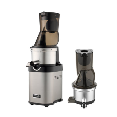 Juicernet CS700 - Kuvings Masticating Juicer, Juicer Base, Two (2) Juicing Topsets (lid, Juicing Bowl, Auger, Juicing Strainer)