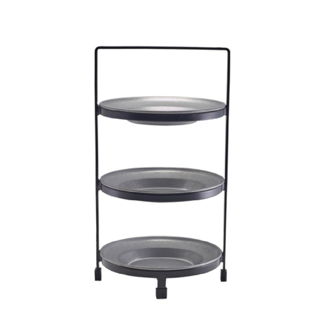 Steelite GWPRS3205 Three Tier Presentation Plate Stand 8.0" X 8.5" X 15.0" Tabletop Accessories