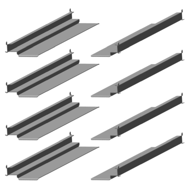 Hoshizaki HS-3558 Stainless Steel Bottom Support Universal Pan Slides (4 Pairs)