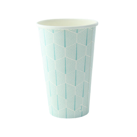 PacknWood 210GCLEAF166 - Grab & Go Paper Cup, 16 Oz., 3.5"dia. X 5.4"H