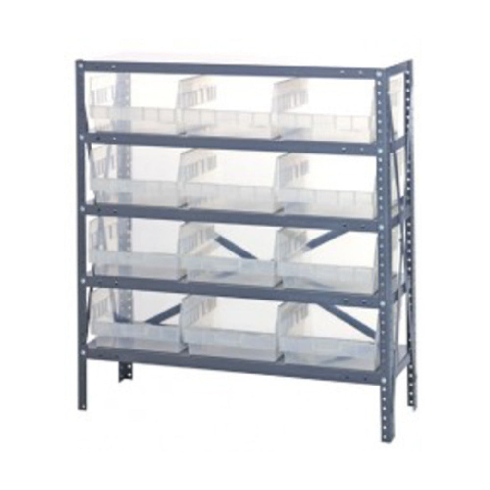 Quantum 1239-209CL Shelving Unit 12"D X 36"L X 39"H Heavy Duty