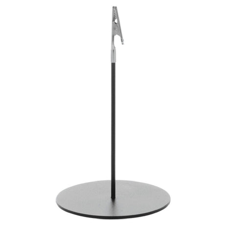 Hubert 80701 - Sign Holder, 3-3/4" Dia. X 7"H, Alligator Clip
