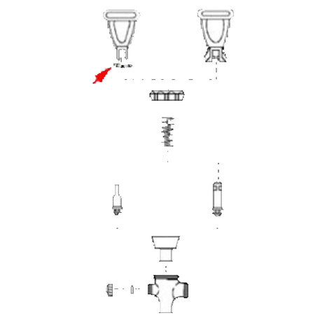 Franklin Machine Products 287-1017 Pin For Tomlinson " S" Series Faucet Old Style Pinned