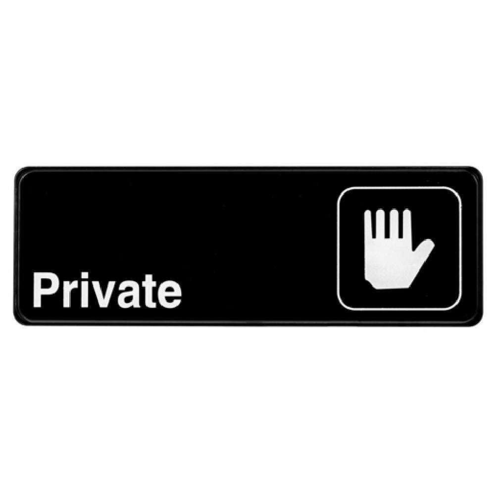 Alpine Industries ALPSGN-32 Sign 9" X 3" "Private"