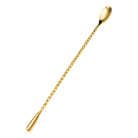 Spill-Stop 833-12 - Droplet Bar Spoon, 33cm, PVD Gold Coating Over Stainless Steel