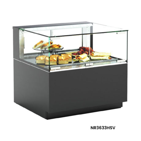 Structural Concepts NR3633HSV - Reveal® Service Heated Display Case, Freestanding