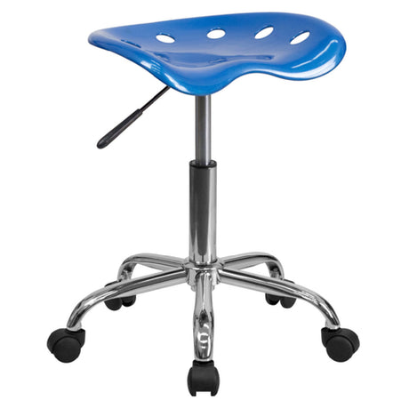 Flash Furniture LF-214A-BRIGHTBLUE-GG Vibrant Stool 20-1/4" To 25-3/4" Adjustable Height