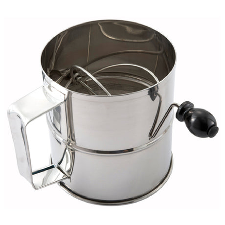 Winco RFS-8 Rotary Sifter 8 Cup Stainless Steel