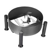 Steelite 5670S568 - Round Stackable Soup Stand W/ Fuel Holder Sandblast, 17.75" X 8.0"