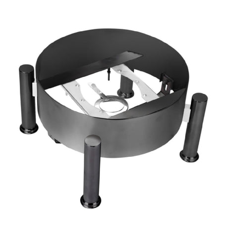Steelite 5670S568 - Round Stackable Soup Stand W/ Fuel Holder Sandblast, 17.75" X 8.0"