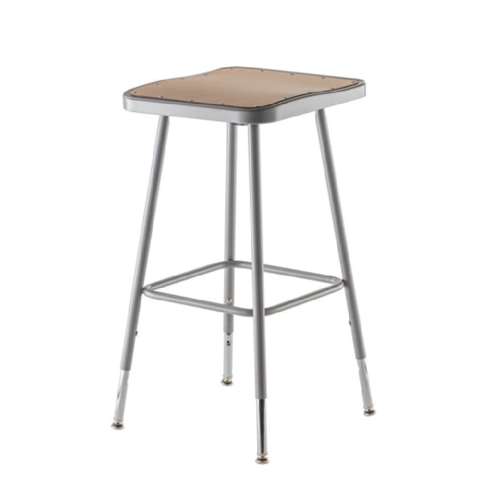 National Public Seating 6324H NPS® 25"-33" Height Adjustable Heavy Duty Steel Stool