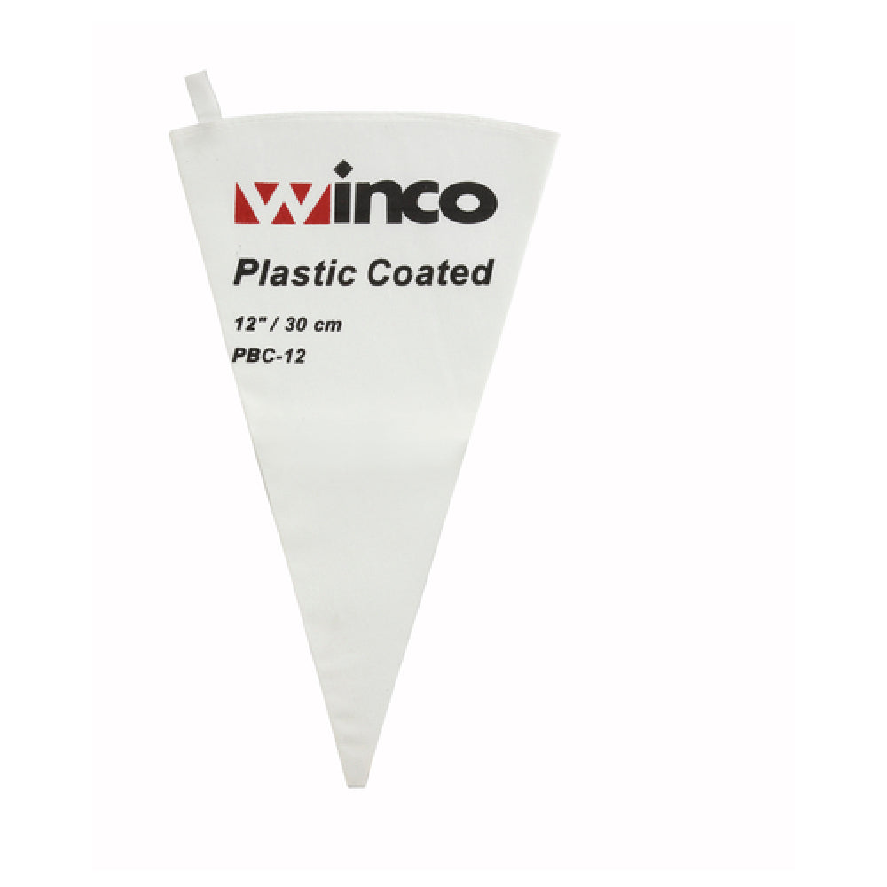 Winco PBC-12 Pastry Bag 12" Cotton Outside