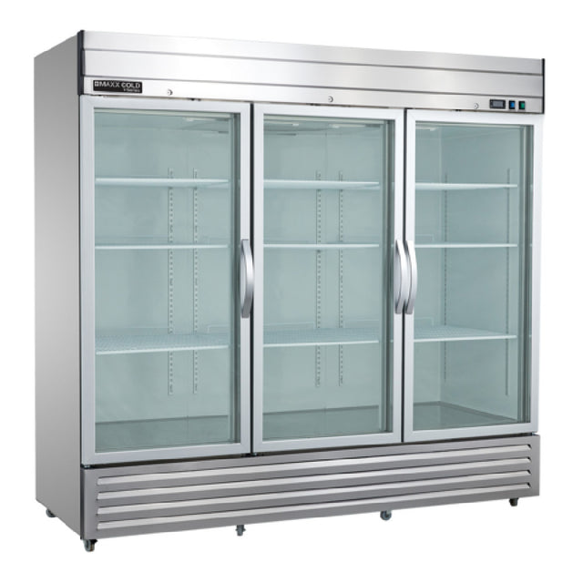 Maxximum MVR-72GDHC Maxx Cold V-Series Refrigerator Reach-in Three-section