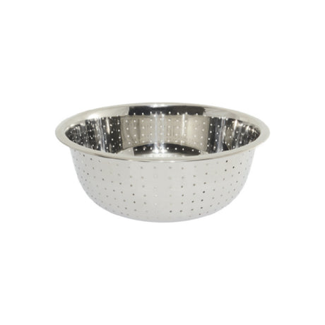 CAC China SCD3-S14 Chinese Colander 13-3/4 Qt. Small Holes Round