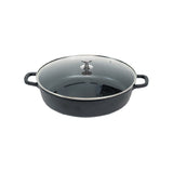 Steelite AP320011 Casserole Dish With SS Knob Glass Lid 6.0 Qt 16.5" X 13.25" X 6"