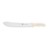 Thunder Group SLKF417WT Butcher Knife 12" Blade White Polypropylene Handles