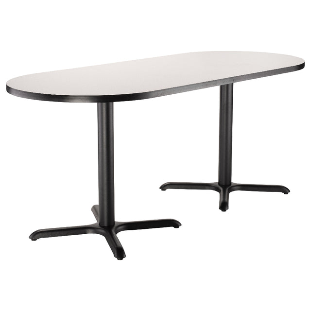 National Public Seating CT43084X NPS® Café Table 30" X 84" Racetrack