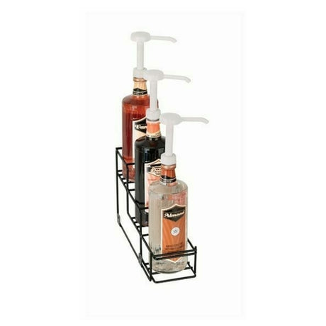 Dispense Rite WR-BOTL-3 Bottle Organizer Wire Rack 3 Section