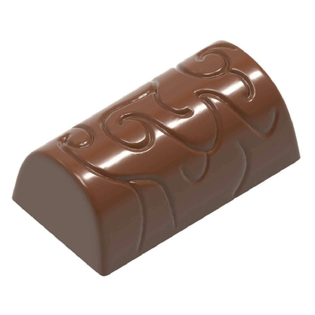 Matfer 383007 Chocolate Mold 1-3/8"L X 3/4"W X 1/2"H Arabesque