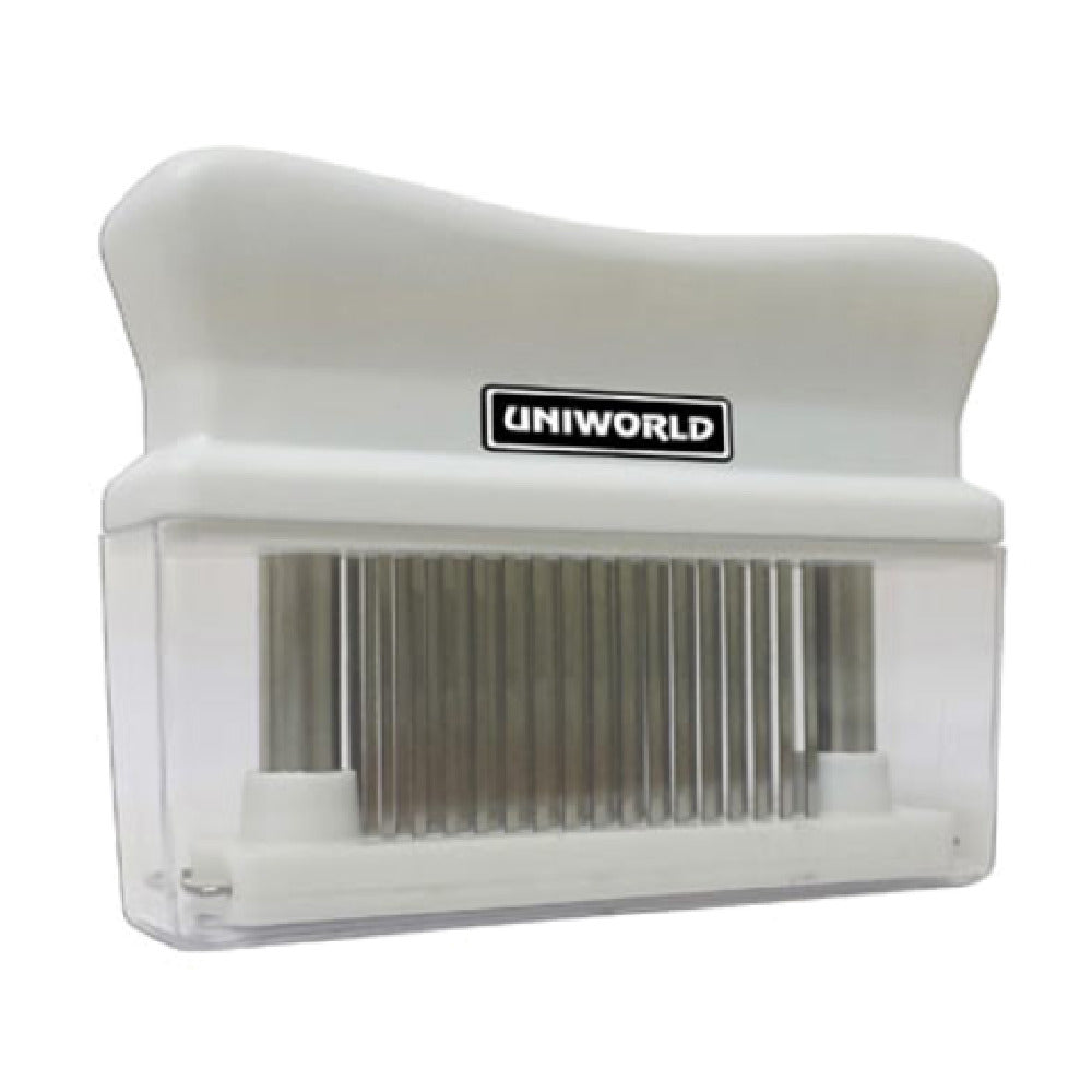 Uniworld Food Service Equipment UMT-48 Meat Tenderizer Manual Three Rows Of 16 Stainless Steel Blades