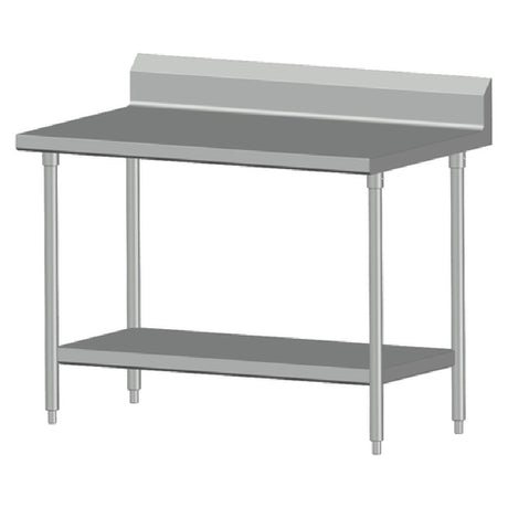 SPG 6SLSB-24 - Universal Stainless Work Table, 72"W X 24"D, 16/300 Series Stainless Steel Top