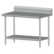 SPG 5-SL-SLSB-24 - Universal Stainless Work Table, 60"W X 24"D, 14/300 Series Stainless Steel Top